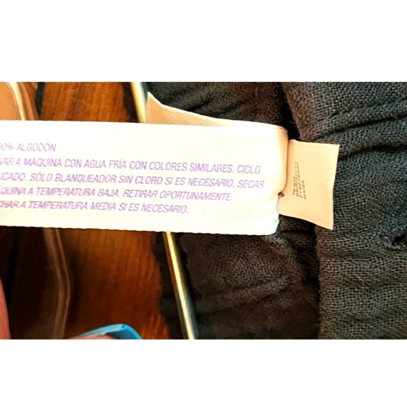 🎁Stars Above Dark Gray Linen Drawstring Waist NWOT shorts- Size XS - Picture 6 of 8